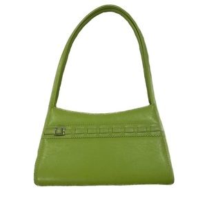 Green shoulder purse